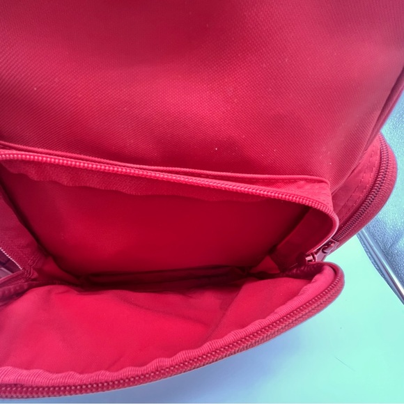 Miki House Japan Embroidered Usako Bunny Red Toddler Backpack w Chest Clip - Picture 4 of 7